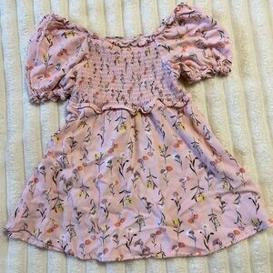 Art Class Pink Floral Dress